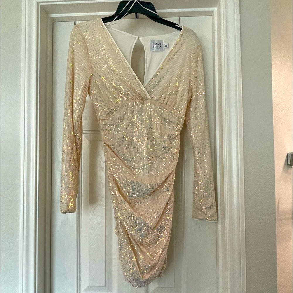 Hello Molly Sequins Fitted Dress
